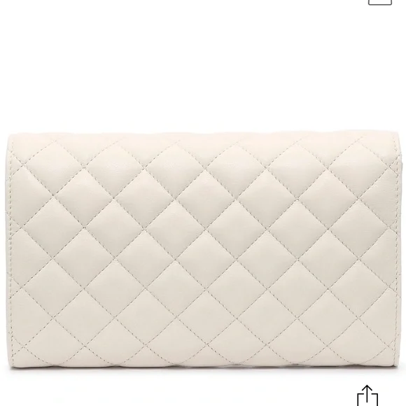Versace Medusa Quilted Leather Clutch